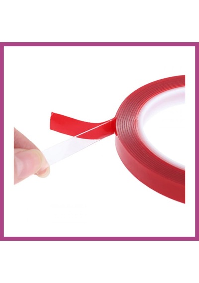 Gees Global Çift Taraflı Şeffaf Akrilik Silikon Bant 20mm X 5 Metre Gbzs