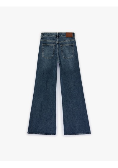 Koton Düğmeli Cepli Normal Bel Pamuklu Rahat Kalıp İspanyol Paça Denim Pantolon Orta İndigo 6sal40059md İndigo Koton Düğmeli Cepli Normal Bel Pamuklu Rahat Kalıp İspanyol Paça Denim Pantolon Orta İndigo 6sal40059md İndigo
