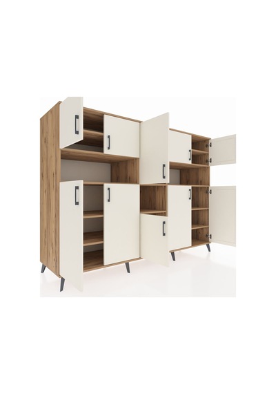 Kronos Dolap 14 Raflı 10 Kapaklı 220x59x163 Çam-aytaşı/çam Aytası/atlas Çam - Atlas Çam Kronos Dolap 14 Raflı 10 Kapaklı 220x59x163 Çam-aytaşı/çam Aytası/atlas Çam - Atlas Çam