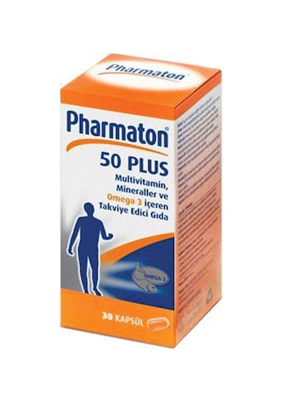 Pharmaton 50 Plus Omega 3 Içerikli 30 Kapsül