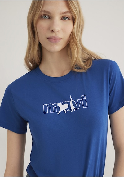 Mavi - Mavi Kedi Logo Baskılı Mavi Tişört 1611478-32213 Mavi Mavi - Mavi Kedi Logo Baskılı Mavi Tişört 1611478-32213 Mavi