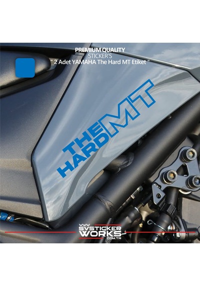 Yamaha The Hard Mt Sticker Yüksek Kalite Folyo 2 Adet Sticker Etiket 20495541