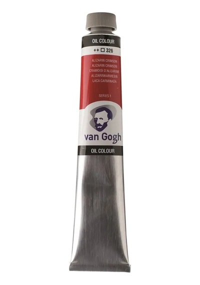 Talens Van Gogh Yağlı Boya 200 Ml 326 Alizarin Crimson Karışık, Çok Renkli