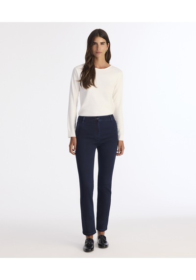 Yargıcı Denim Düz Yüksek Bel Pantolon 25kkpn3042p 484 Lacivert