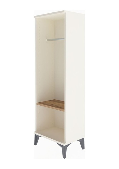 Arges Dolap Tek Raflı Tek Askılı 44x30x134 Aytaşı-çam Aytaşı