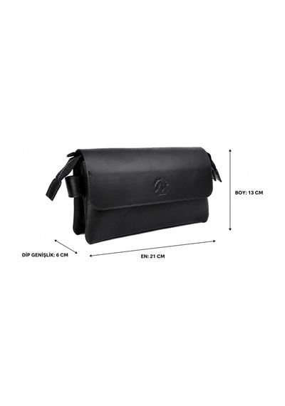 Alphaclub Bag Erkek Kahverengi Hakiki Deri El Ve Portföy Çantası