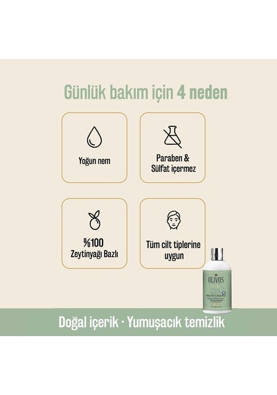 %100 Doğal Organik Zeytinyağlı Bebek Şampuanı - Saç ve Vücut İçin Nemlendirici 400 Ml