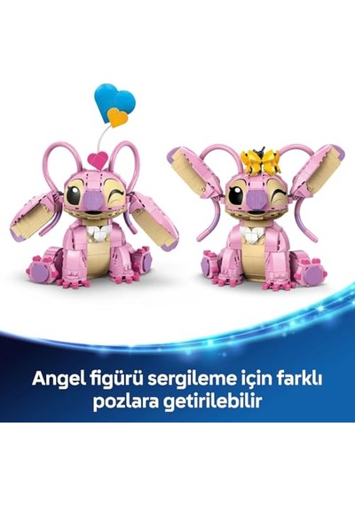 ǀ Disney Classic Angel 43257-9 Yaş Ve Üzeri Çocuklar İçin Lilo Ve Stiç Karakterlerini İçeren Yaratıcı Oyuncak Çok Renkli