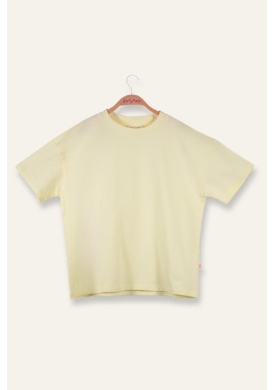 Zeyland Unisex Çocuk Oversıze T-shirt - Sarı SARI