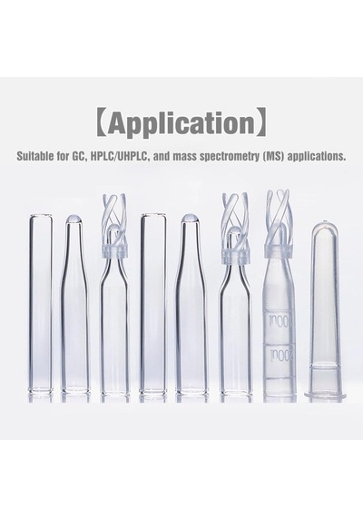 Borox Vial Insert 6x29mm 200µl - Konik Tabanlı - Polyspring Dest