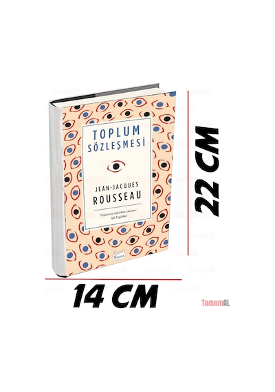 Toplum Sözleşmesi / Rousseau Lüx Bez Ciltli Sert Kapak Klasikler