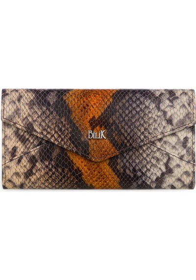 Bilik Deri Bej Yılan/taba Kadın Cüzdan Bsh 3071 Bej Yılan/taba Çok Renkli