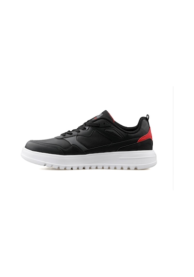 Jump 28019 C Black Red Erkek Günlük Ayakkabı Siyah