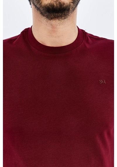 Süvari O Yaka Regular Bordo Erkek T-shirt Ts1014000475 Süvari O Yaka Regular Bordo Erkek T-shirt Ts1014000475