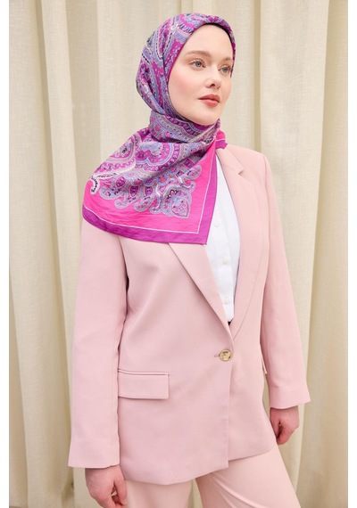 Silk Home Velora Eşarp Ethnic Violet 90x90 Çok Renkli