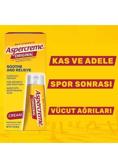 Aspercreme Ultra Vücut Ağrılarında Etkili Bitkisel Içerikli 50 Ml X 4 Adet
