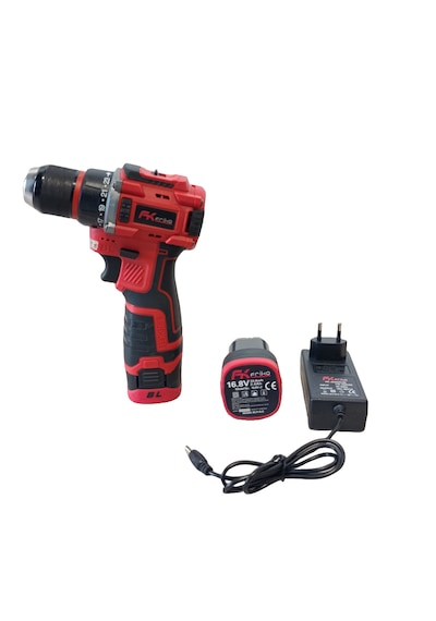 Fk Friko 16.8v 2.0ah Kömürsüz Motor Şarjlı Matkap Vidalama 2 Bataryalı Çantalı Set