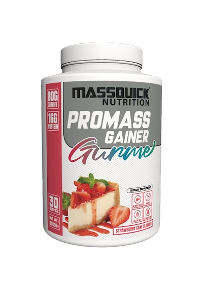 Massgainer Çilekli Pasta Aromalı 3000g - 30 Servis Çilek