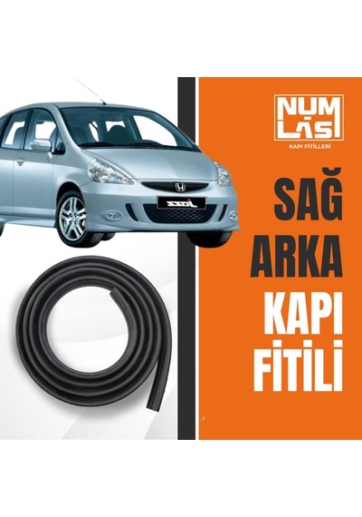 Honda Jazz 2001-2007 Sağ Arka Kapı Fitili-a Kalite-numlas-nm6123