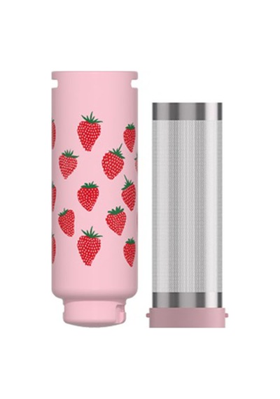 Les Artistes Paris Çelik Termos İçin Çay Demleme Aparatı Strawberry Renkli