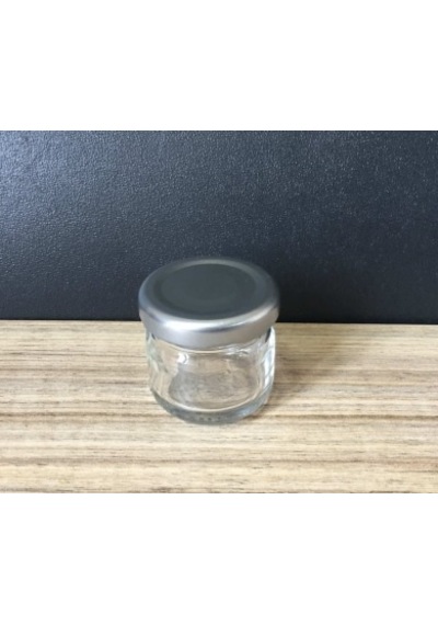 29 Cc Cam Kavanoz - 50 Adet - Gümüş Kapak. Mutfak.