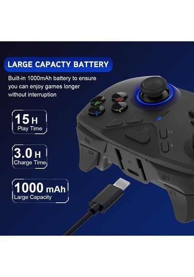 Mb-s820 Işık Efekti Düğmesi Telefon Tutuculu Kablosuz Bluetooth Tutma Yeri Tam Siyah