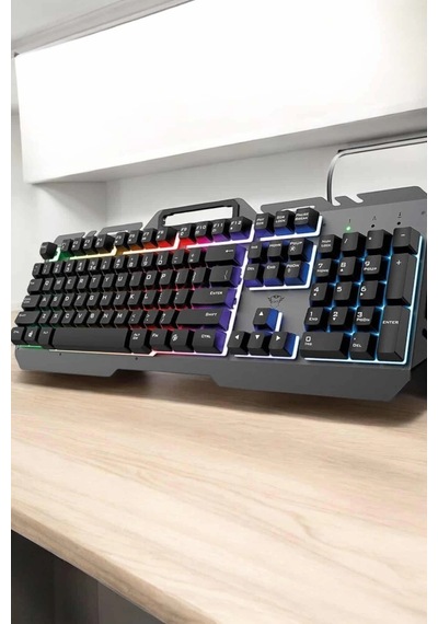 Mey Najmaddin Q Klavye Rgb Işıklı Klavye Ve Mouse Seti Kablolu Mouse liş Najmaddin 13310806