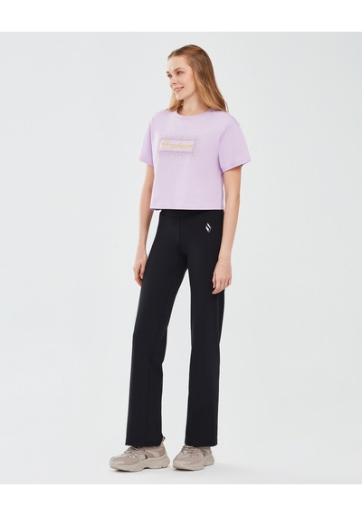 Skechers Graphic T-Shirt W Short Sleeve Kadın Mor Tshirt S221460-505 Lila
