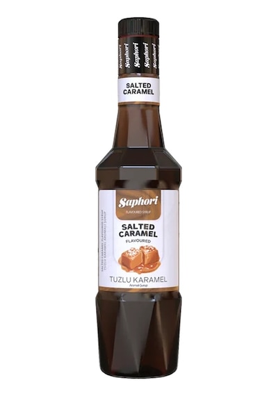 Saphori Tuzlu Karamel Aromalı Kokteyl Şurubu Tuzlu Karamel Şurubu 700 Ml