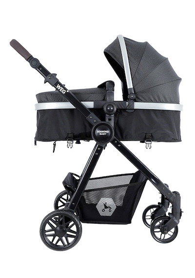 Diamond Baby Weg Travel Seyahat Sistem Bebek Arabası, Pusetli, Çift Yönlü, Ayak Örtülü