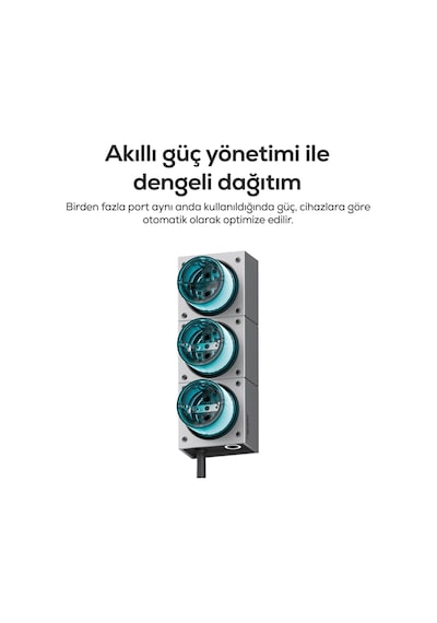 Masaüstü Priz Hızlı Şarj İstasyonu 7 İn 1 3x 4000w Ac, 140w 3xusb-c, 1 Usb-a, 100w Kablo X6424
