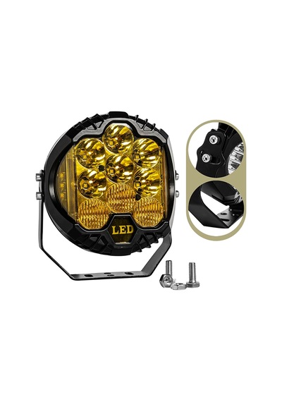 BALP Offroad Projektör Shooter Led Lamba 1 Adet 7 Inç Turuncu Baj