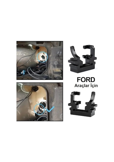 Femex Ford Focus 3.5 Uzun Far Led H1 Sabitleme Aparatı