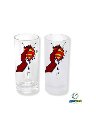 Superman Buzlu / Buzsuz Seçenekli Rakı Bardağı 1 Adet Şık Sunum Bardağı 0266
