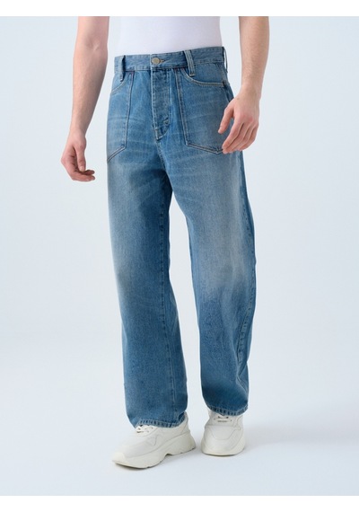 Baggy Regular Fit Erkek Pantolon Lacivert