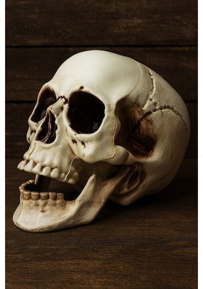 Beysüs Cadılar Bayramı Halloween Dekoratif Kurukafa