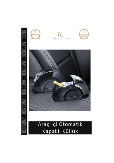 Otoküllük Araba Isıya Dayanıklı Metal İç Hazne Koku Önleyici Şık Pratik Sabit Araç İçi Otomatik Kap
