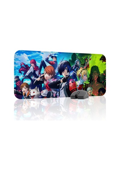 Persona 3 Kaymaz Dikişli Kauçuk Oyuncu Mousepad V1 - 70x30 Xl Gaming Mouse Pad Fare Altlığı
