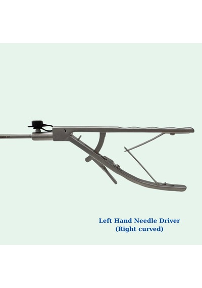 Laparoskopik Aletler-praticmed - Needle Holder - Sağ El - Curved