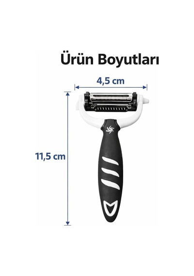 Profesyonel Paslanmaz Çelik Sebze Meyve Soyucu Ergonomik Tutma Saplı Kaymaz Kabuk Soyacağı Patates Havuç Elma Salat Diğer