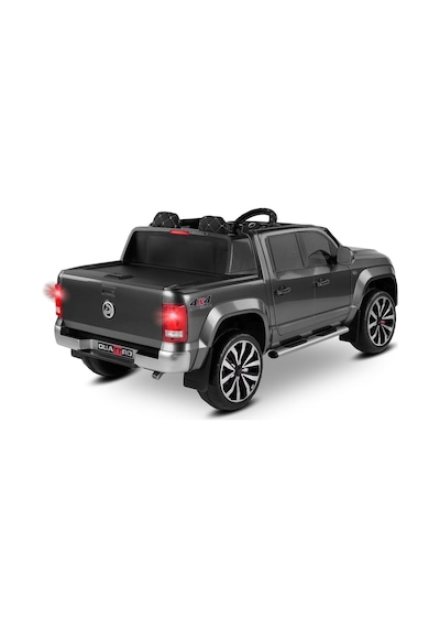 441 Quattro 4x4 2x12v 9ah Akülü Araba 24v Çift Kişilik Jeep U/k Metalik Siyah Füme
