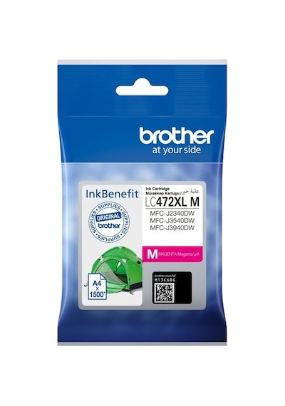 Brother Lc472xlm Magenta Kırmızı Kartuş Mfc-j2340-j3540-j3940 1.500 Sayfa