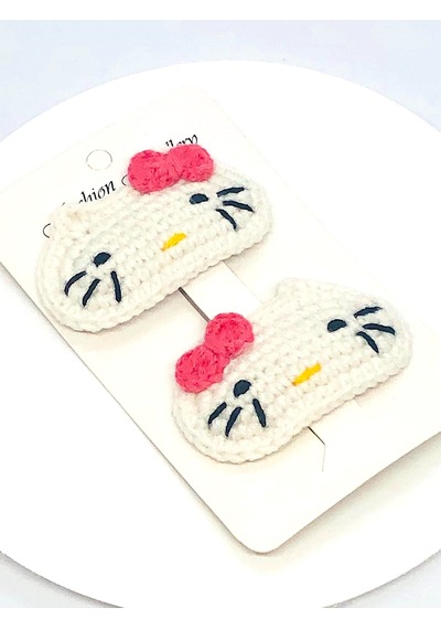 Hello Kitty Çıt Çıt 2 Li Toka, Saç Tokası, Saç Aksesuarı