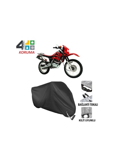 Lifan Lf200Gy-2 Motosiklet Brandası ( Kilit Uyumlu - Siyah