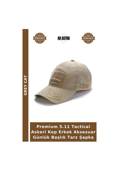 Grey Cat Premium 5.11 Tactical Askeri Kep Erkek Aksesuar Günlük Başlık Tarz Şapka Çok Renkli