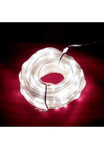 Vıp Kalite 10 Metre Gün Işığı Led Işık 100 Micro Dökme Led Işıklı İç Dış Mekan Su Geçirmez Led Işık Gün Işığı
