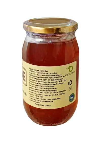 Sade Organik Süzme Çiçek Balı 460 Gr. 2 Li Paket