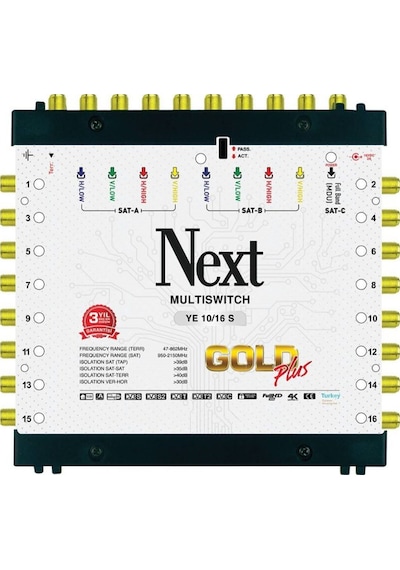 Next Ye-10/16 Sonlu-Kaskadlı Santral Multiswitch