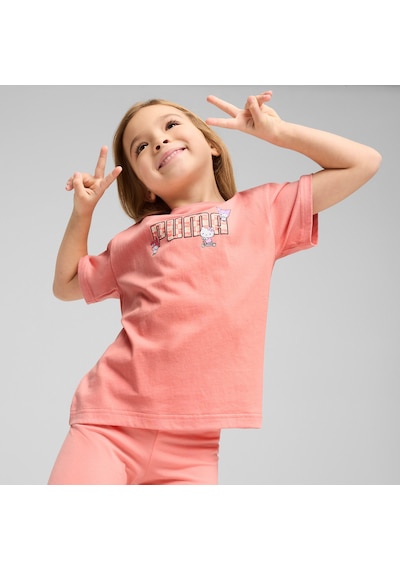 Puma X Hk&fr Graphic Çocuk Pembe T-shirt 026 630062 Pembe