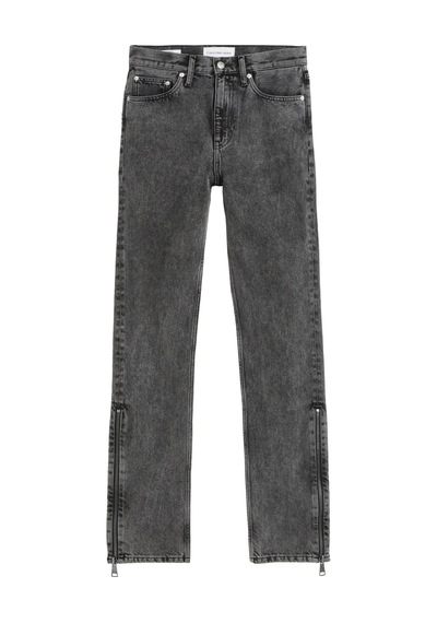 Calvin Klein Authentıc Slım Straı Kadın Antrasit Kot Pantolon Gri Calvin Klein Authentıc Slım Straı Kadın Antrasit Kot Pantolon Gri